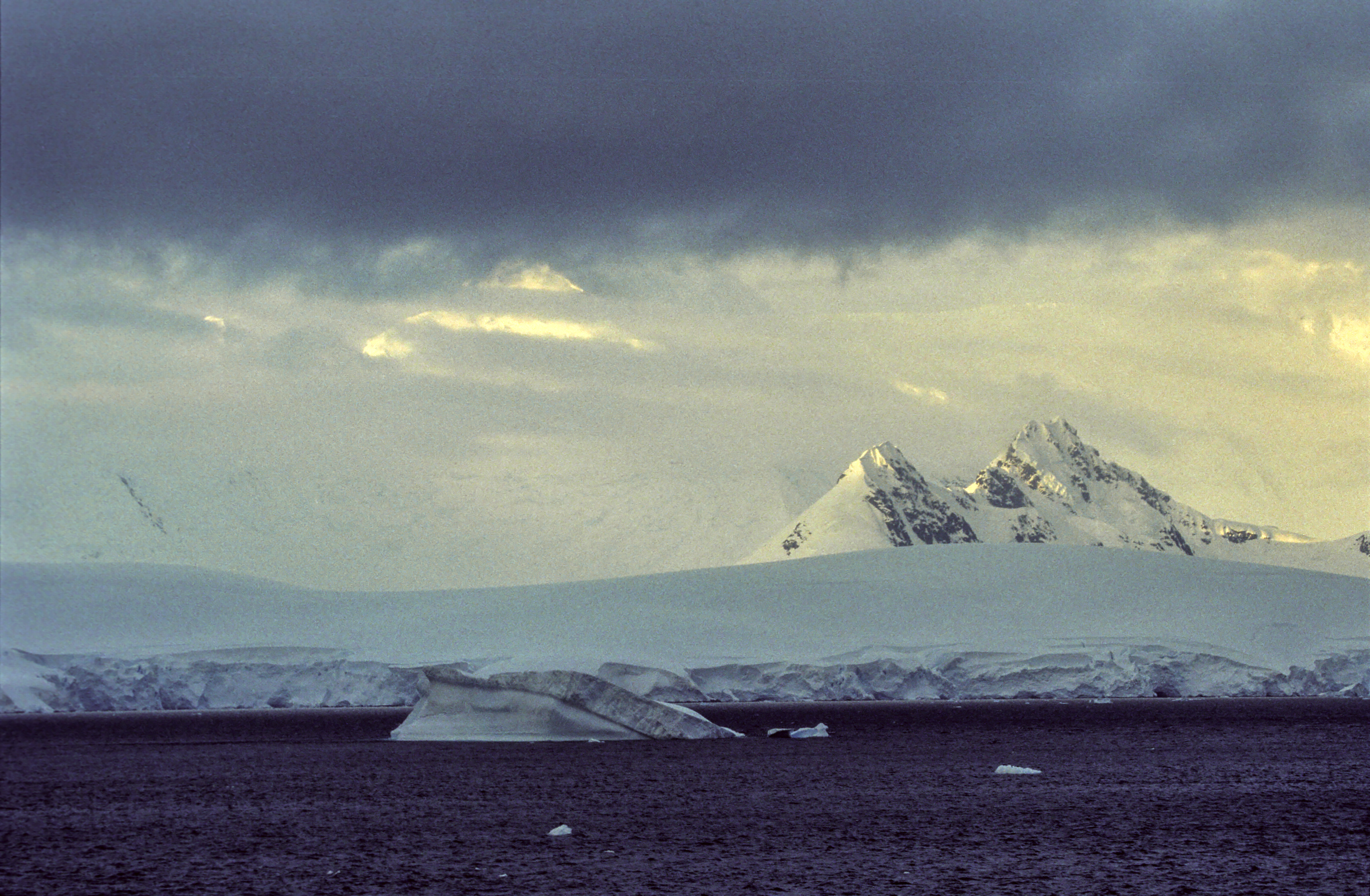 Antarctic coastal landscape